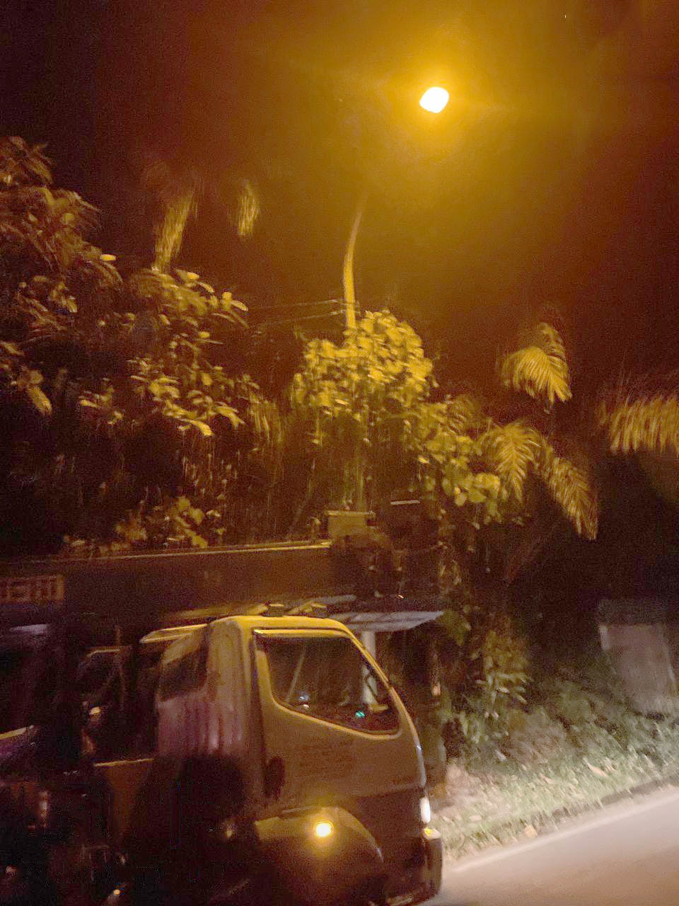 Jalan Kolam, Jalan Sang Kancil streetlight outages