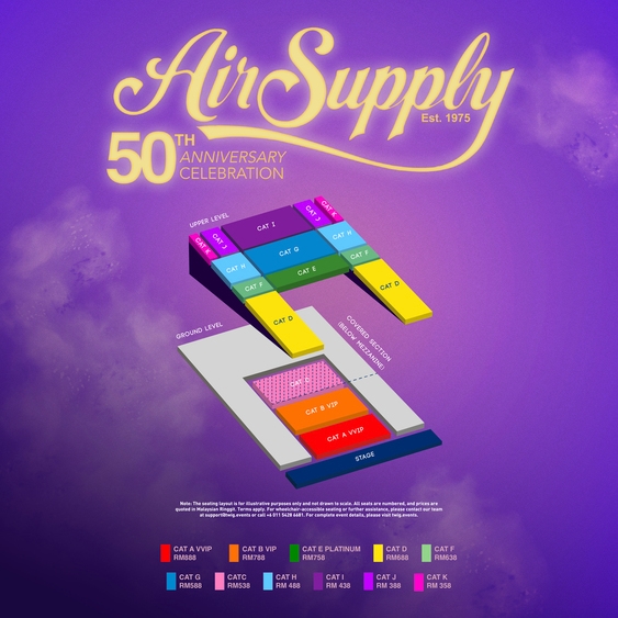 Ticket Countdown Begins! Air Supply 50th Anniversary Celebration in Kuching – Sales Start at 9:09AM on July 9