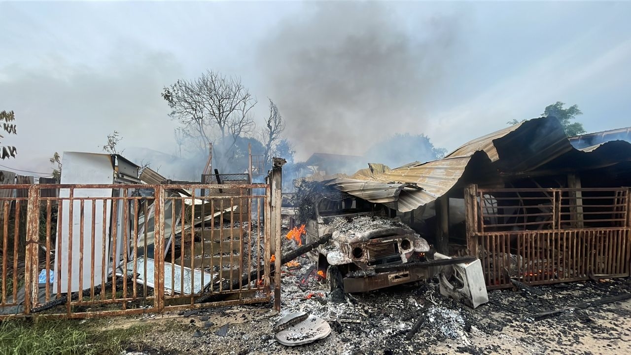 Two homes destroyed in Penampang fire
