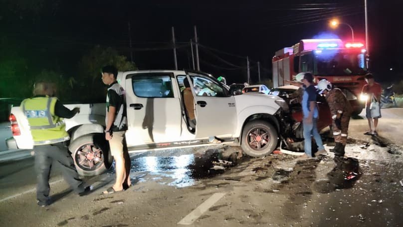Two injured in Tenom road crash