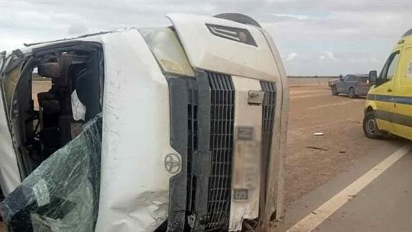10 مصابين إثر انقلاب "ميكروباص" بوصلة أبوسلطان فى الإسماعيلية