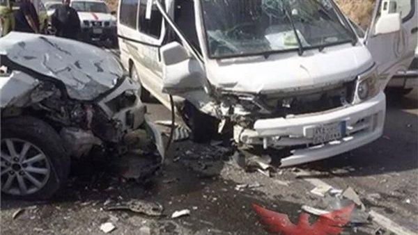وفاة شخص وإصابة 18 آخرين.. أسماء ضحايا حادث تصادم مروع ببرج العرب
