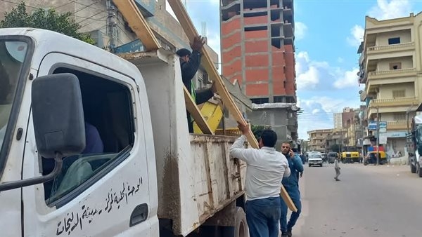 رفع 1454 حالة إشغال طريق مخالف لتحسين المظهر العام بالبحيرة