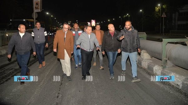 محافظ أسيوط يتفقد أعمال رفع كفاءة ورصف كوبري فيصل ومعالجة الفواصل البينية