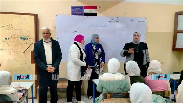 وكيل تعليم الجيزة في جولة تفقدية بمدارس إدارة كرداسة التعليمية