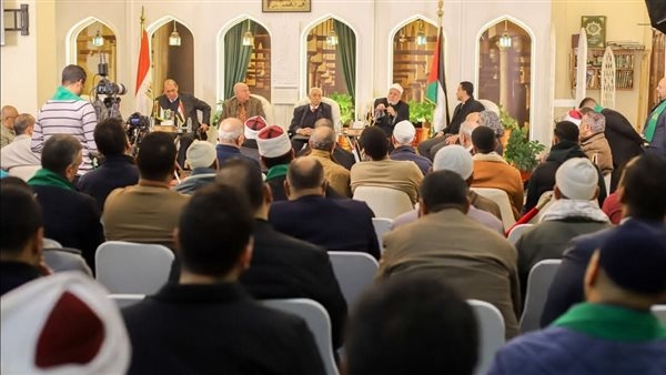 البيت المحمدى للتصوف يعلن دعمه للشعب الفلسطينى ورفضه للتهجير
