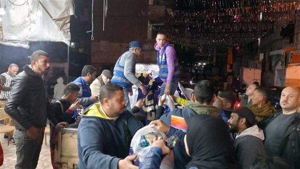 حُماة الوطن بالإسكندرية يوزع 300 شنطة رمضان ضمن مبادرة 'أهالينا في عنينا'