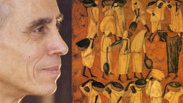 تكريم عبدالغفار شديد فى المعرض العام للفنون التشكيلية الـ45