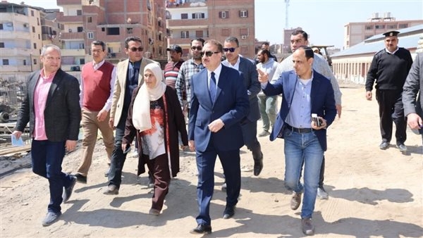محافظ المنوفية يتفقد إنشاءات المدارس الجديدة بأحياء شرق وغرب شبين الكوم