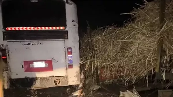 التحفظ على سائقى الأتوبيس وجرار القصب بعد حادث دشنا المروع