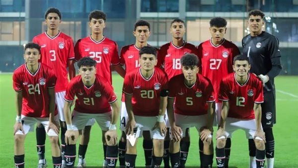 المنتخب الوطنى تحت 17 عامًا بالأحمر أمام بوركينا فاسو فى بطولة إفريقيا
