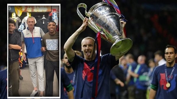 نجم برشلونة السابق من التتويج بلقب التشامبيونزليج للعمل في متجر رياضي