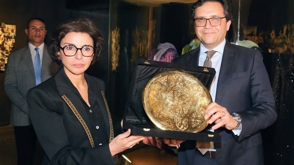 وزير الثقافة يستقبل نظيرته الفرنسية في متحف أم كلثوم بالمنيل (صور)