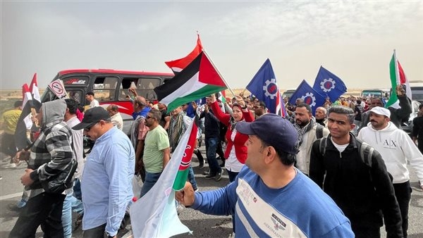 حقيقة فيديو الرقص أمام معبر رفح خلال وقفة "لا للتهجير"