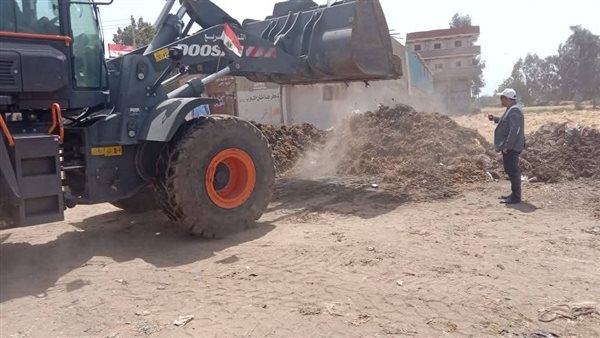 رفع 60 طن قمامة ومخلفات بالمحلة الكبرى