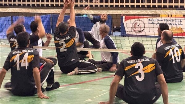 فرسان الإرادة يتنافسون في البطولة البارالمبية للكرة الطائرة بدمياط