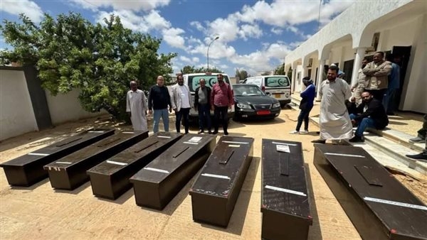 شهداء لقمة العيش.. الفيوم تودع 7 من أبنائها ضحايا حادث ليبيا