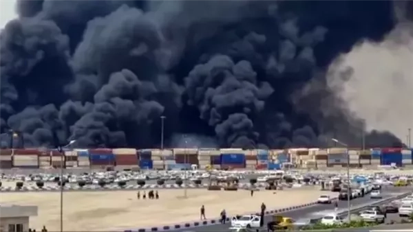 ارتفاع ضحايا انفجار ميناء رجائي الإيراني إلى 25 قتيلاً وأكثر من 1139 مصابًا