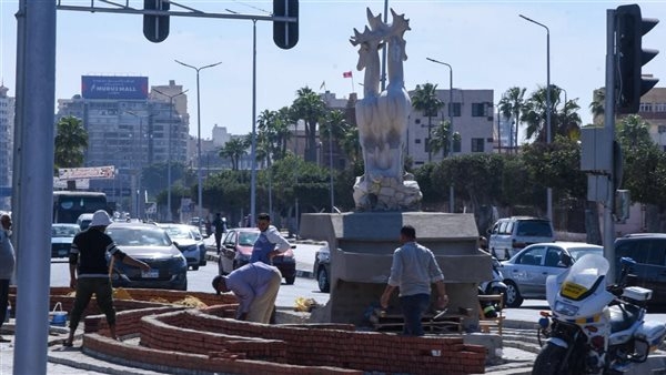 محافظ الإسكندرية يتفقد تنفيذ أعمال مشروع تطوير وتحسين الكفاءة المرورية بالابراهيمية