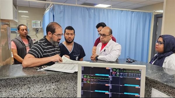 تفتيش مفاجئ لضمان جودة الخدمات بمستشفى الجهاز التنفسى بالسويس