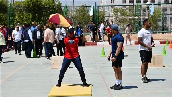 800 طالب يشاركون في فعاليات اللقاء الرياضي (Be-Fit) بجامعة قناة السويس