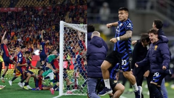 تاريخ مواجهات برشلونة وإنتر ميلان قبل قمة دوري أبطال أوروبا (إنفوجراف)