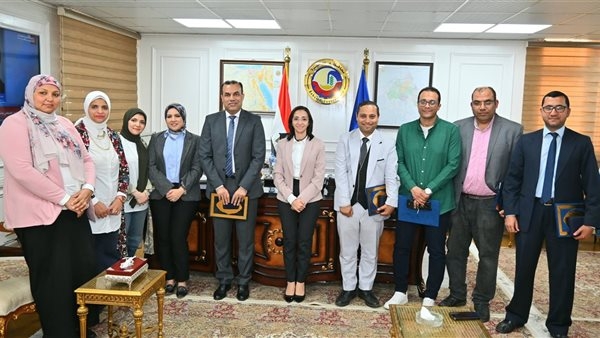 تكرّيم الفريق الطبي بمستشفى صدر دمنهور بعد فوز المستشفى بالجائزة الماسية الدولية للجلطات الدماغية