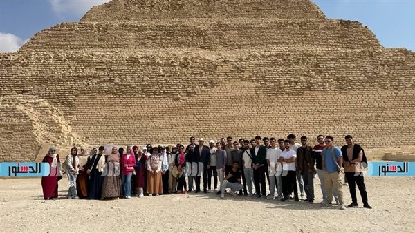 "طلاب مطروح" في تدريب ميداني بمنطقتي آثار سقارة والجيزة والمتحف المصري