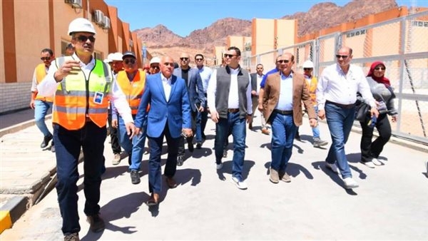 وزير الإسكان يتفقد بمشروع تطوير موقع "التجلى الأعظم" في سانت كاترين