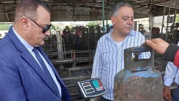 ضبط محطة تتلاعب في أوزان أسطوانات البوتاجاز بمحافظة دمياط