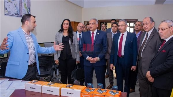 افتتاح معمل نظم المعلومات الجغرافية 'GIS' بهندسة طنطا