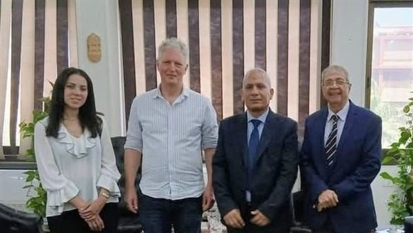 وفد ألماني يبحث معالجة المياه وإعادة استخدامها في مشروعات الإنتاج الحيواني