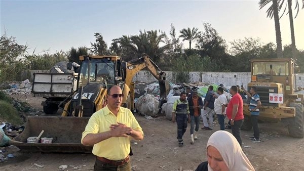 حملة لضبط مخازن الخردة غير المرخصة في دمياط لتجنب التلوث البيئى