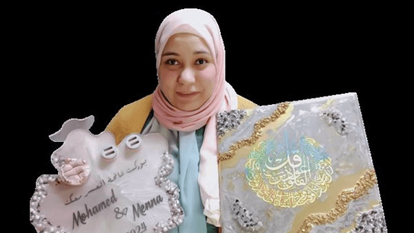 المتميزة أسماء.. تركت المحاسبة وأبدعت فى «الريزن» والاكسسوارات