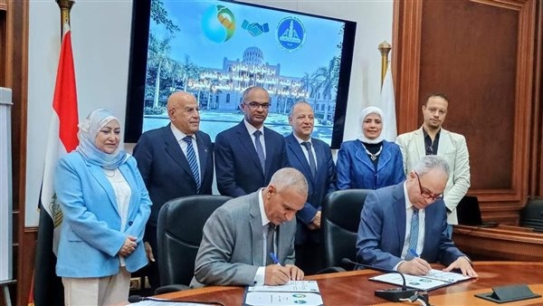 بروتوكول تعاون بين مياه الجيزة وهندسة عين شمس لتعزيز سبل التطوير والبحث العلمي