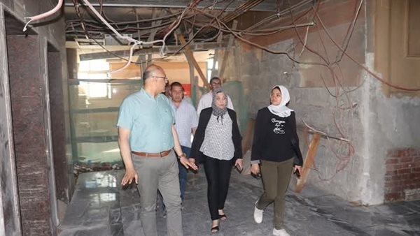 محافظ القليوبية يوجه بسرعة الانتهاء من أعمال تطوير مستشفى النيل