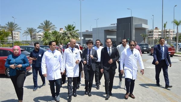 وفد "الجايكا" اليابانية يتفقد منشآت هيئة الرعاية الصحية بالإسماعيلية