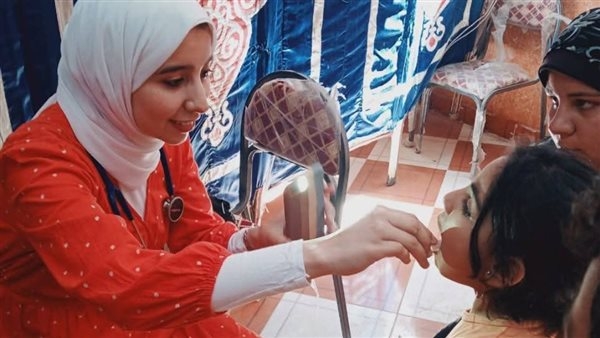 جامعة المنوفية تنظم قافلة للكشف الطبي المجاني على 432 مواطنًا