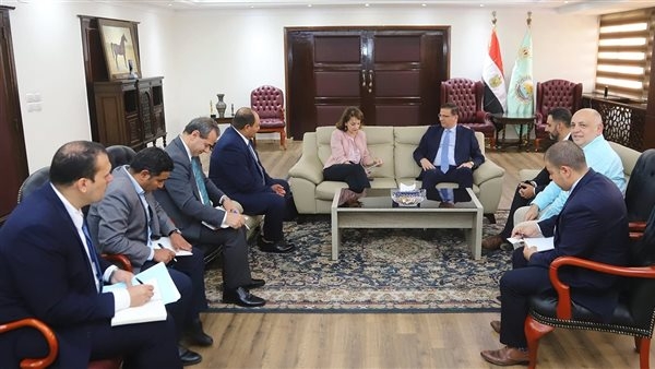 وزير الزراعة يبحث مع سفيرة رومانيا التصنيع المشترك والتوسع في تجارة القمح