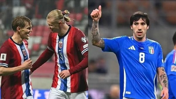 بث مباشر مشاهدة مباراة إيطاليا والنرويج في تصفيات كأس العالم 2026