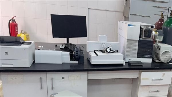 صحة مطروح: دعم المعمل المشترك بجهاز السموم GC/MS/MS