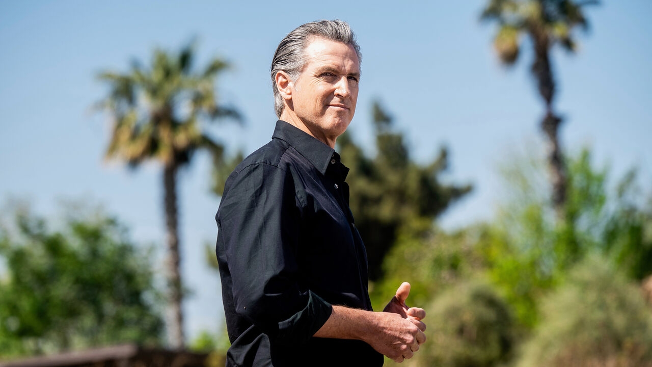 Gavin Newsom is ready for his close-up