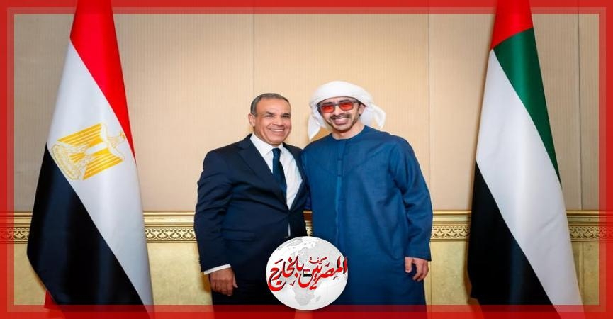 وزير الخارجية يعقد لقاءً مع نظيره الإماراتي