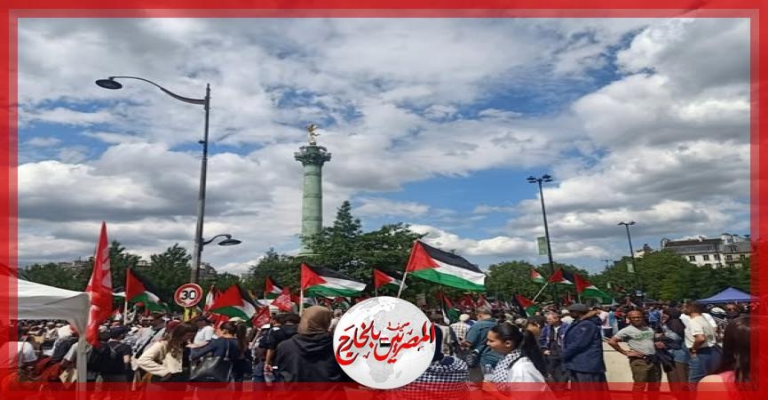 مظاهرة حاشدة في باريس ضد تصاعد الإسلاموفوبيا وتكريما للشاب الذي قُتل طعنا داخل مسجد جنوبي فرنسا