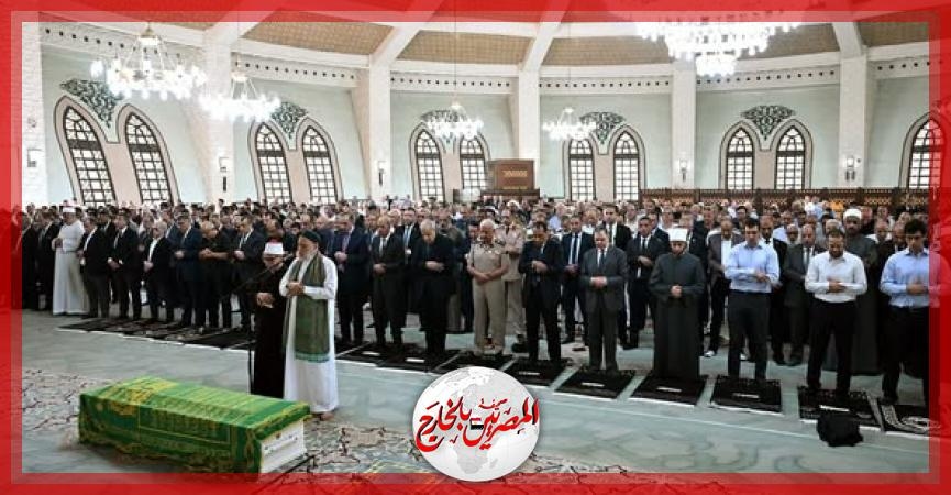 رئيس الوزراء يؤدي صلاة الجنازة على الدكتور علي المصيلحي بمسجد الشرطة بالسادس من أكتوبر