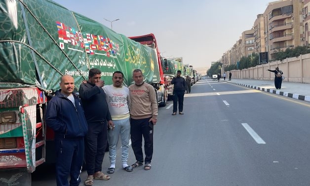 How Egyptian Truck Drivers Are Eager to Help Palestinians in Gaza