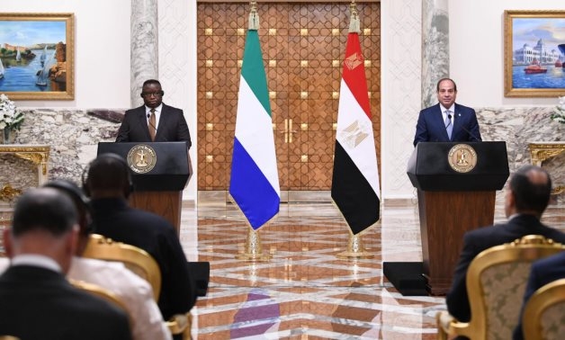 Sierra Leone president backs two-state solution in Middle East