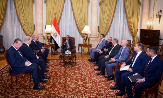 Egypt's FM, Palestinian delegation talk developments in Gaza, West Bank