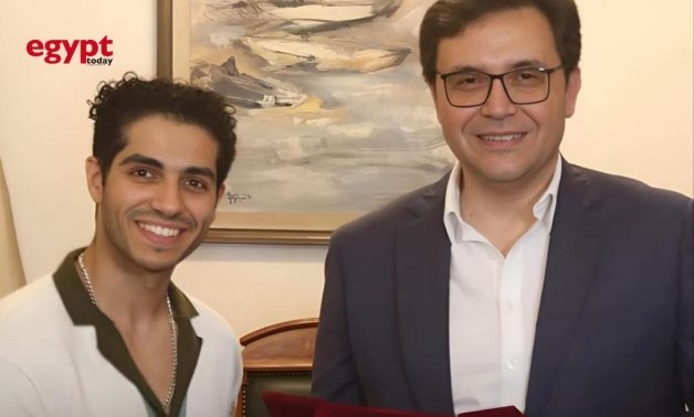 Egyptian-Canadian Star Mena Massoud Honored by Minister of Culture as Global Cultural Ambassador