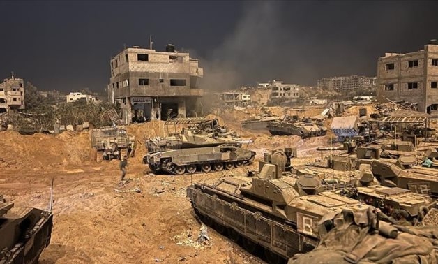 Israeli forces drop warning leaflets as they launch new military operation to occupy Gaza